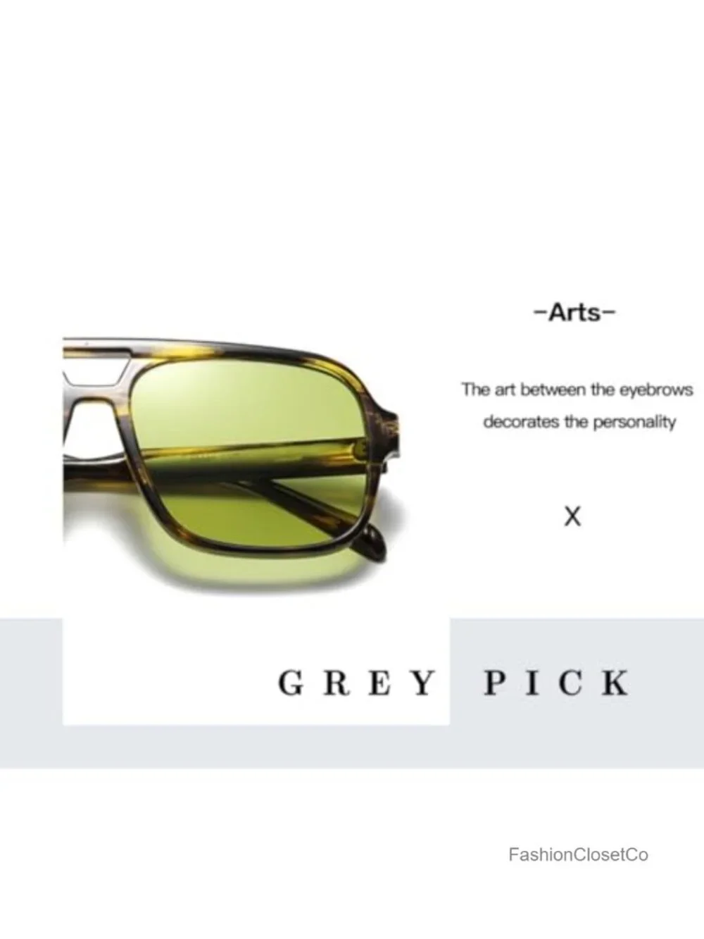 Retro 70s Aviator Sunglasses Oversized Square Shades UV400 Protection